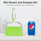 NACENA Small Dust Pan and Brush Set, Mini Broom and Dustpan Set Small Hand - Image 8