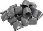 uxcell 20pcs Rubber End Caps 37mm ID Vinyl Cap Cover Screw Protectors Dark Grey - Image 4