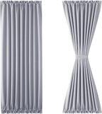 DWCN French Door Curtains – Rod Pocket Thermal Blackout Curtain - Image 7