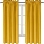 DWCN Blackout Curtains Room Darkening Thermal Insulated Bedroom Curtains Window - Image 9