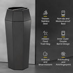 Dyna-Living Commercial Heavy-Duty Trash Cans Outdoor Garbage Can - Image 2