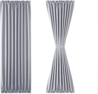 DWCN French Door Curtains – Rod Pocket Thermal Blackout Curtain - Image 7