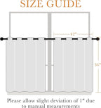 PONY DANCE Navy Blue Blackout Short Curtains - Image 2