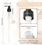 uxcell 6 Pcs Soap Dispenser Pump Heads Soap Dispensers Top Pumps Replacement - Image 2