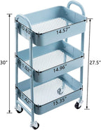 AGTEK Makeup Cart, Movable Rolling Organizer Cart - Image 3