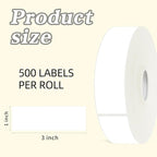 500 Blank Removable Freezer Labels Water Oil Resistant - Image 2