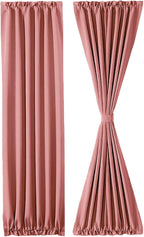 DWCN French Door Curtains – Rod Pocket Thermal Blackout Curtain - Image 7