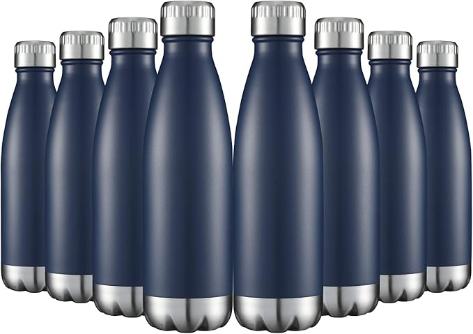 HASLE OUTFITTERS 17oz Stainless Steel Water Bottles Bulk, Vacuum Insulated by HASLEOUTFITTERS