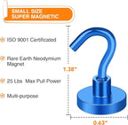 MIKEDE Magnetic Hooks Heavy Duty, 28LB+ Strong Magnets - Image 3