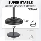 Black Toilet Paper Holder Stand, Matte Black Toilet Paper Holder Free Standing - Image 5