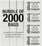 Aluf Plastics High Density Trash Bags, 30 Gallon, 8 Micron, - Image 2
