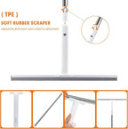 Rubber Floor Squeegee for Smooth Surface Concrete Floor, Tile Floor, Heavy Duty - Image 6