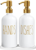 MOMEEMO Kitchen Soap Dispenser Set, Contains Dish and Hand Soap Dispenser by MOMEEMO