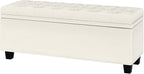 Maupvit Ottoman with Storage, Ottoman Bench with Lift Top, Upholstered Storage - Image 7