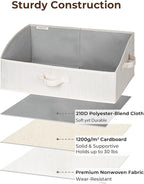 StorageWorks Closet Storage Bins, Trapezoid Organizer Box - Image 6