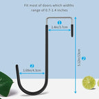 FYY Over The Door Hooks, 10 Pack Door Hangers Hooks - Image 2