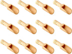 12pcs Mini Wooden Spoons，Mini Bamboo Spoons by Golden+Pearl