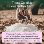 LILY LADUE Candle Refill Kit - 2Lb/32Oz Pearled Candles Sand and Wicks and - Image 7