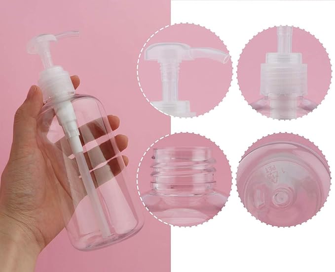 Yebeauty Soap Dispenser, 3 Pack 10oz/300ml Empty Refillable Pump Bottle Modern - Image 3