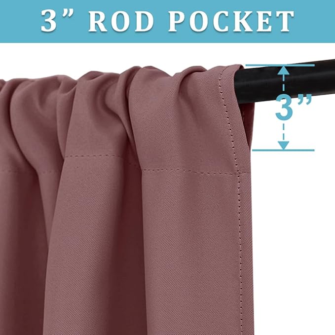 RYB HOME Living Room Curtains Blackout - Image 2