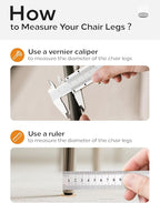 Upgrade 24 PCS Silicone & Felt Chair Leg Floor Protectors - Image 3