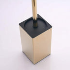 Toilet Brush Holder Stainless Steel 304 Standing Gold Square Toilet Brush Holder - Image 5