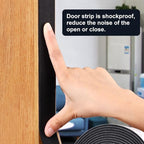 2 Rolls Weather Stripping Door Seal, Adhesive Closed Cell Weather Strip… - Image 5