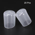 uxcell 20pcs Rubber End Caps 19mm ID Vinyl PVC Round Tube Bolt Cap Cover Screw - Image 2