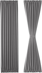 DWCN French Door Curtains – Rod Pocket Thermal Blackout Curtain - Image 7