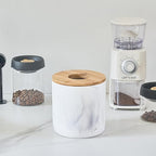 Polytree Marble White Mini Trash Can - Image 2