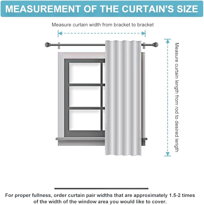 RYB HOME White Curtains Drapes - Image 8