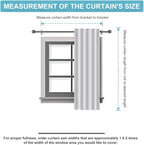 RYB HOME Short Bedroom Blackout Curtains - Image 8