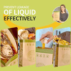 HYTREND-Kitchen Food Waste Bag-120 Bags-%100 Compostable paper Bag - Image 4