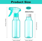 Cosywell Plastic Spray Bottles 8.8oz/260ml 2 Pack Refillable Container Empty - Image 3