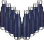 VEGOND 17oz Stainless Steel Water Bottles Bulk, Reusable Metal Sports Water by VEGOND