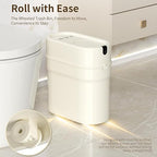 MRBIN Slim Automatic Bathroom Trash Can, 10L/2.6gal Touchless Pull Out Bagging - Image 4