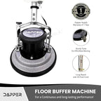 13" Heavy-duty Multi-Functional Floor Buffer Polisher Machine - Image 4