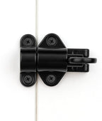 6 Packs Self-Closing Latches，Black Spring Door Lock，Resilient Bolt Latch - Image 6