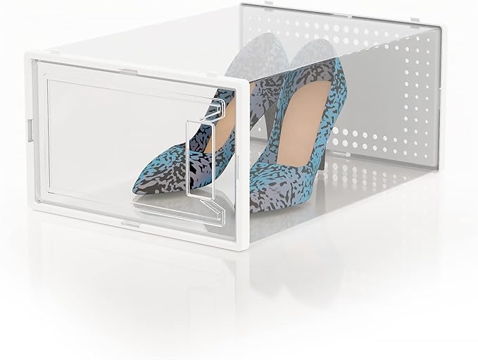 Secret Space 12 Pack X Large Shoe Organizer Storage Boxes - Image 9
