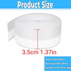 Weather Stripping Door Seal Strip 33 Feet Strip Bottom Draft Insulation Stopper - Image 2