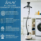 SALAV GS18 Full-Size Clothes Steamer - 1500W Power - Image 2
