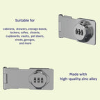 Keyless Combination Lock 3-Digit Combination Lock - Image 5