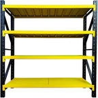 Storage Shelves Heavy Duty, Metal Garage Shelving Units, 4 Tier Storage Rack by Unknown