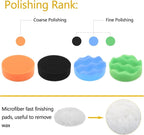 VIBRATITE Car Headlight Restoration Kit, 3 Inch Car Polishing Sanding Discs - Image 4