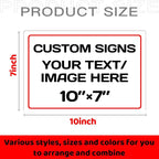 Personalized Aluminum Weatherproof Metal Sign - Image 2
