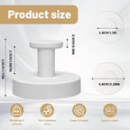 4pcs Suction Cup Hooks for Shower, Shower Towel Suction Hooks, No Drill Towel - Image 4