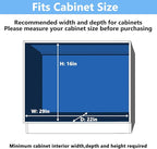 2 Tier Individual Pull Out Cabinet Organizer 28½" W x 21½" D, Heavy Duty - Image 4