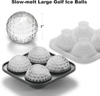 Nax Caki 3D Golf Ice Cube Tray, Large Golf Silicone Fun Shapes Whiskey Ice Mold - Image 4