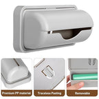 Cabilock 3Pcs Wall-Mounted Trash Bag Storage Box Adhesive Garbage Bag Containers - Image 5