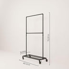 pamo Industrial Pipe Clothing Rack - Image 2